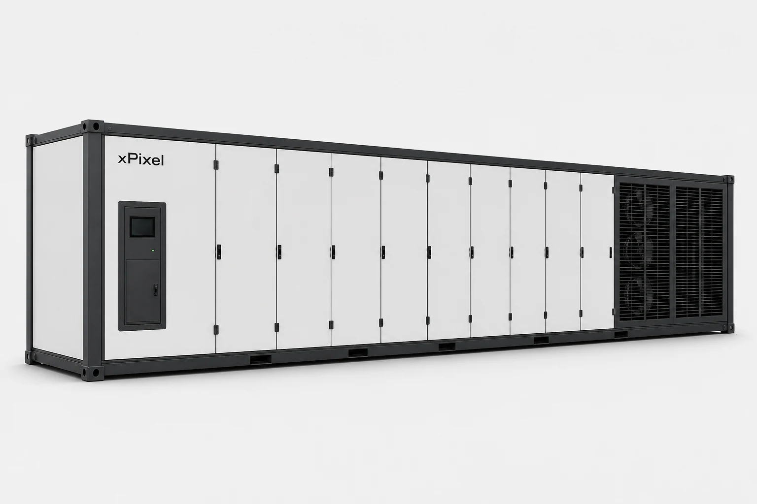 Concepto de ComputeCell L45 de 45 pies, formato ampliado para crecimiento por fases